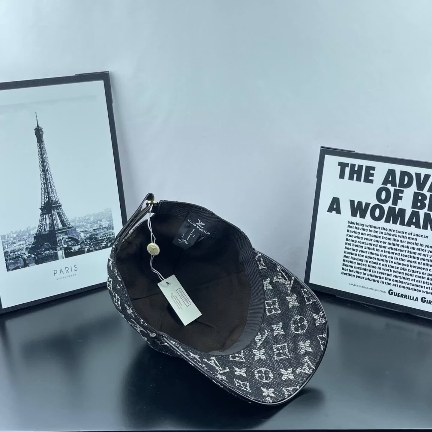 Denim Jacquard Webbing Baseball Cap