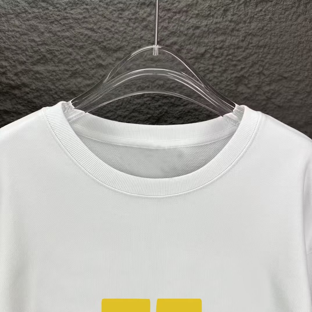 New Yellow Classic Print Sweatshirt