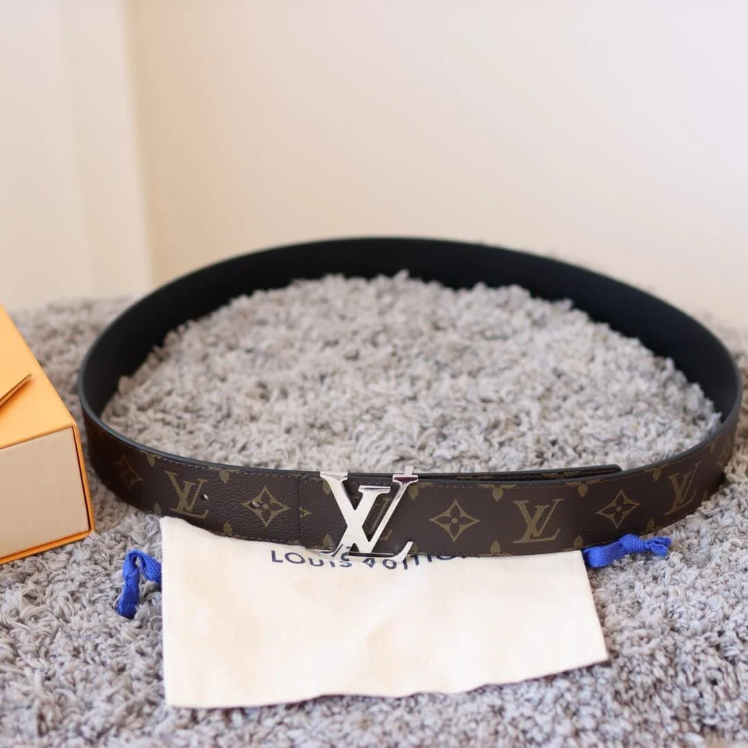 Brown All-over Jacquard Belt