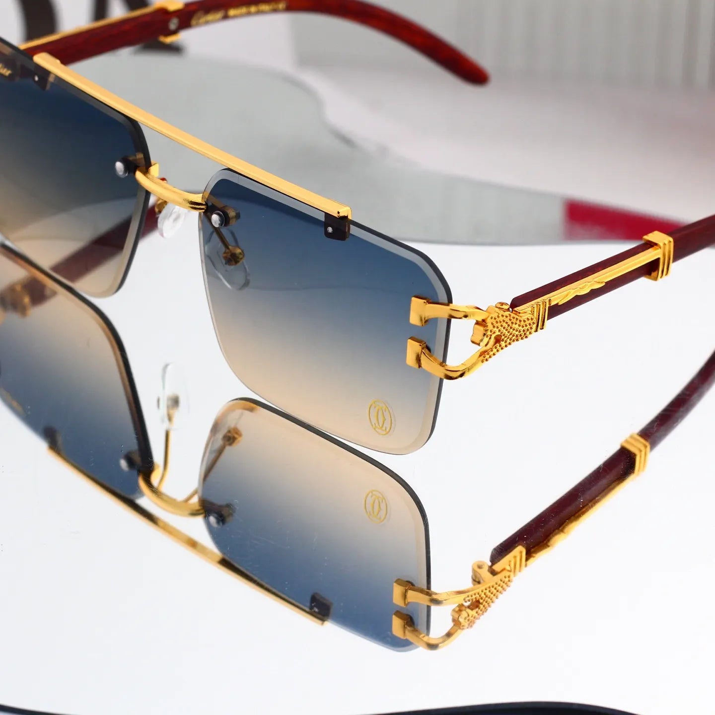 Chic Rimless Sunglasses
