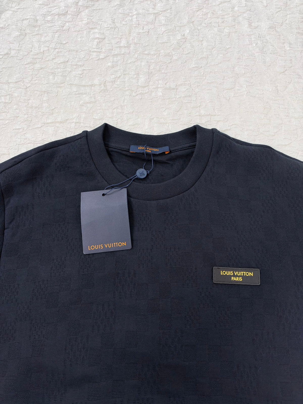 Jacquard Checkerboard Sweatshirt