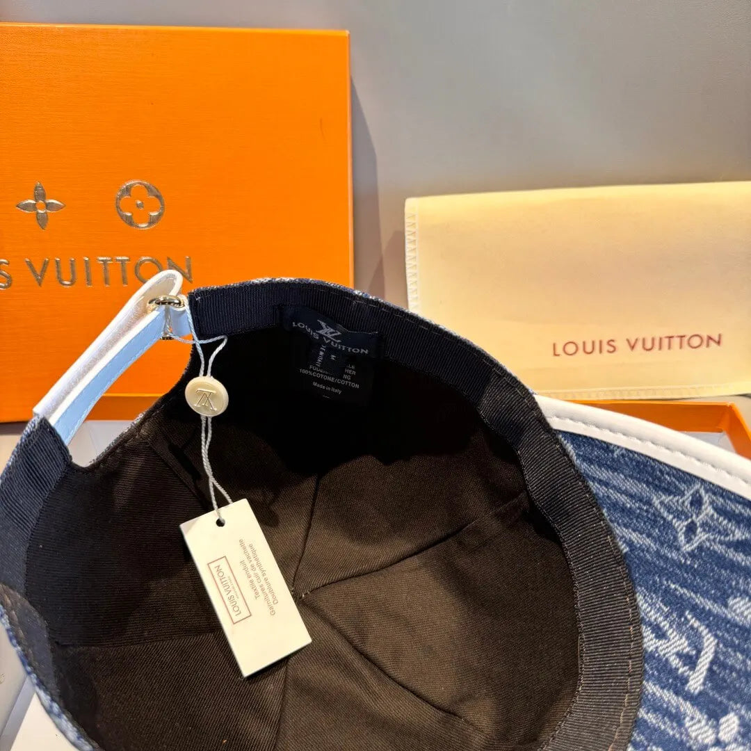 Denim Jacquard Hat
