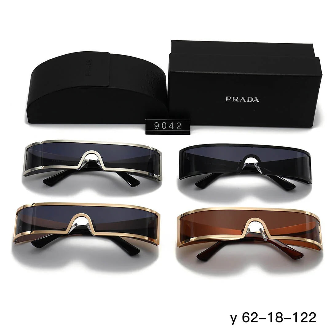 Unique One-Piece Square Sunglasses