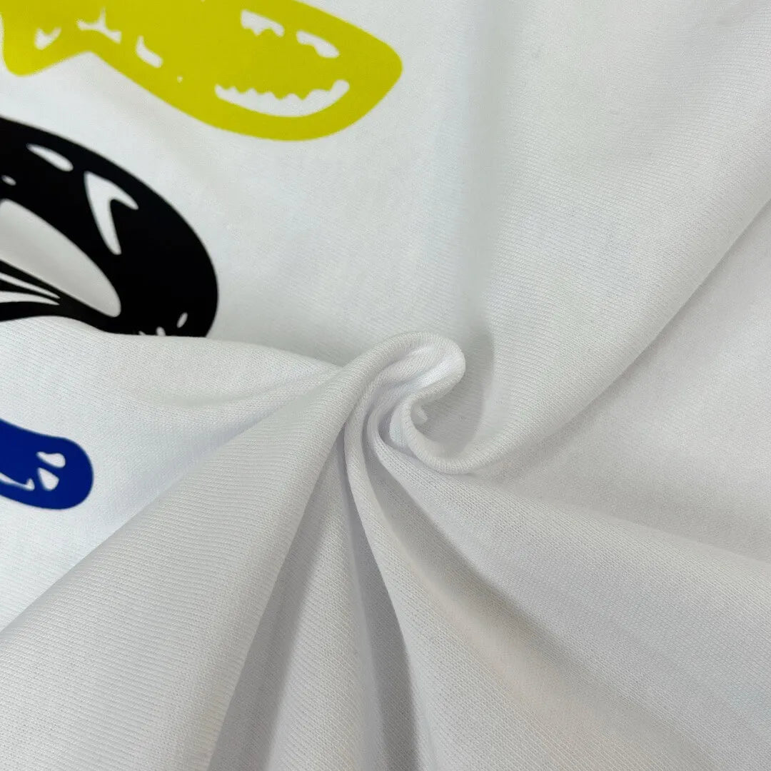 Rainbow Letter Print T-Shirt