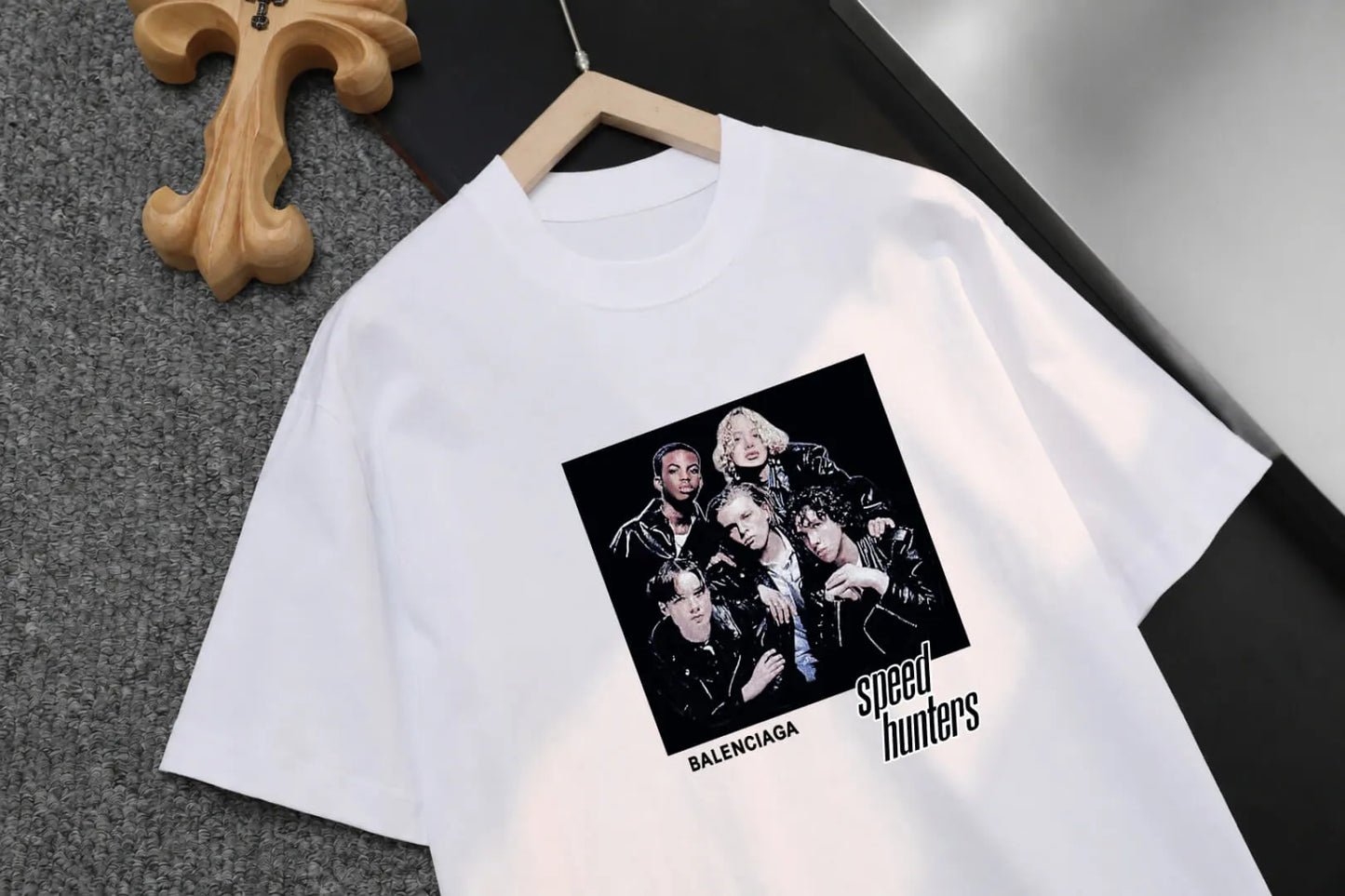 Portrait Poster Crew Neck T‑Shirt