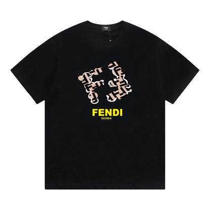 Creative Double F Print T-Shirt