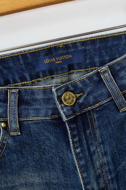 Classic Element‑Print Jeans