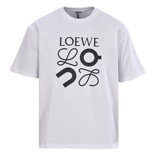 Classic Anagram Print Oversized T‑Shirt