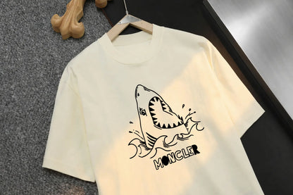 Wave Shark Graphic T‑shirt