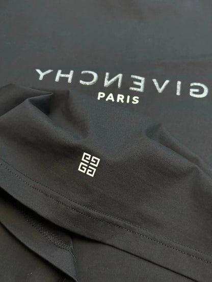 Minimalist Reverse Letter Print T-Shirt