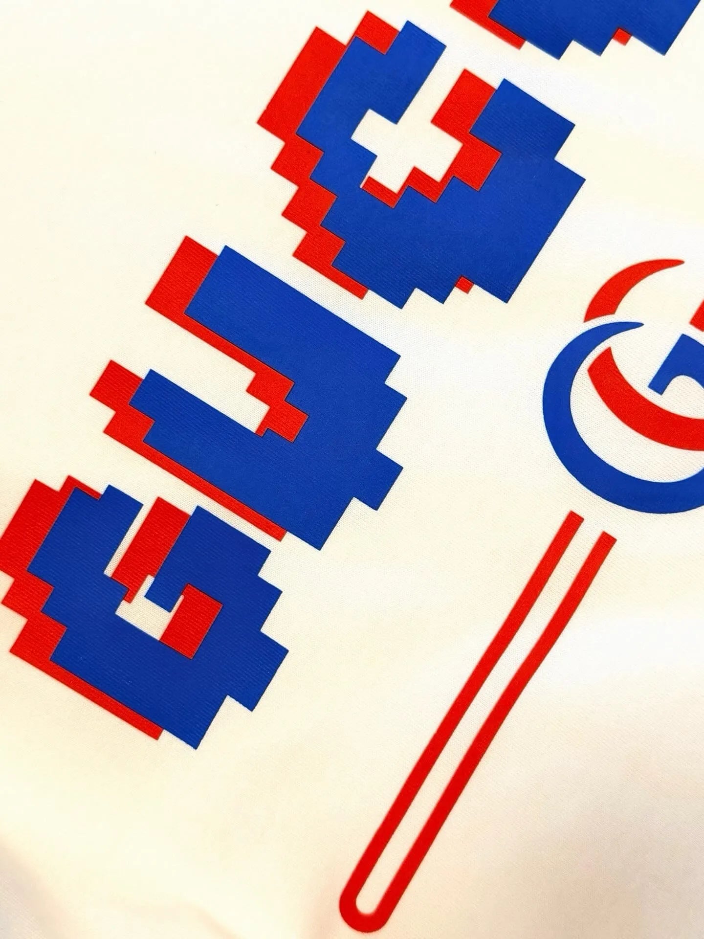 Pixel Style Print T-shirt