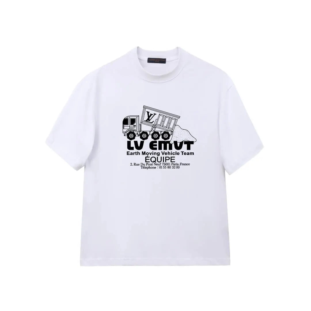 Creative Truck Print T-shirt