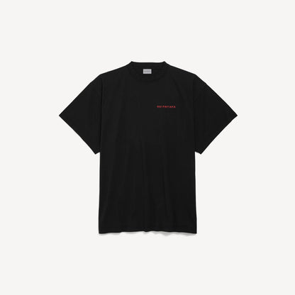 Red Letter Print T‑Shirt