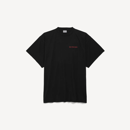 Red Letter Print T‑Shirt