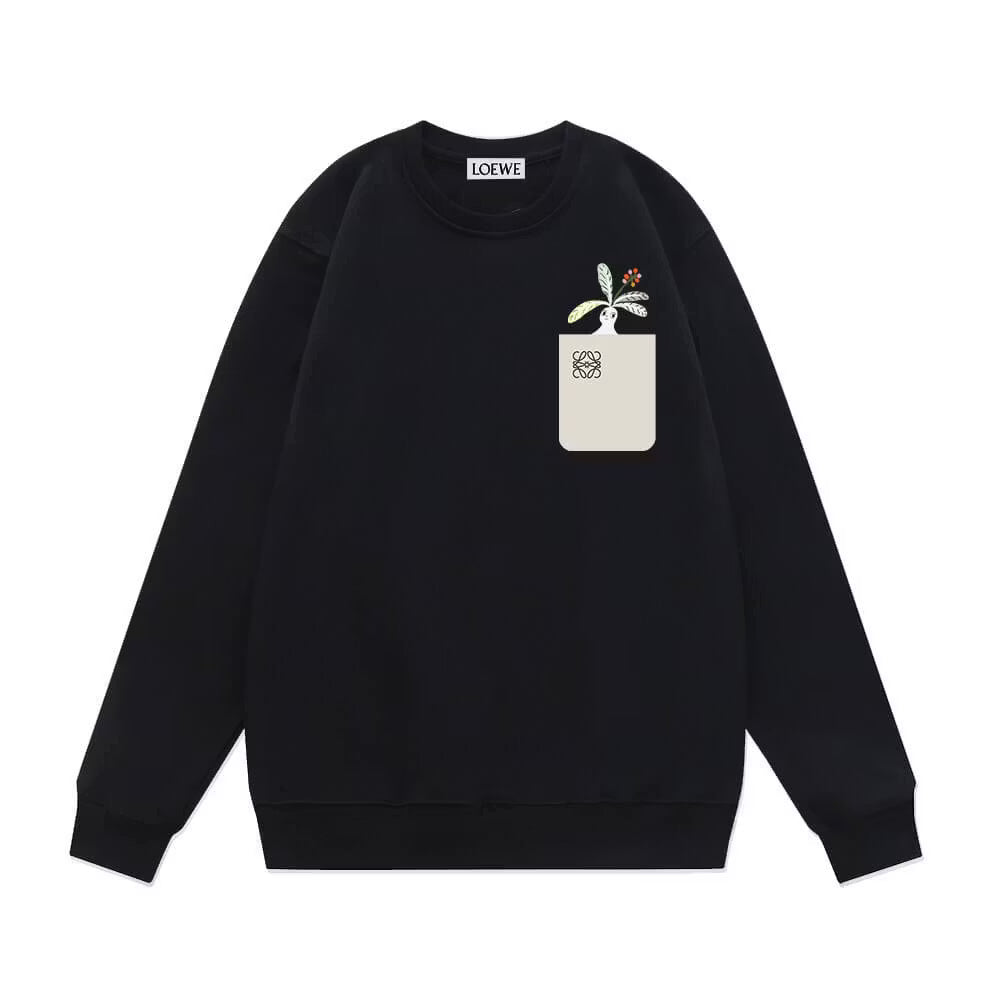 Plant Printed Crewneck Sweatshirt