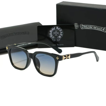Cross Carved Wayfarer Sunglasses