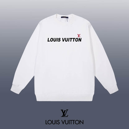 Classic Crew Neck Print Sweatshirt