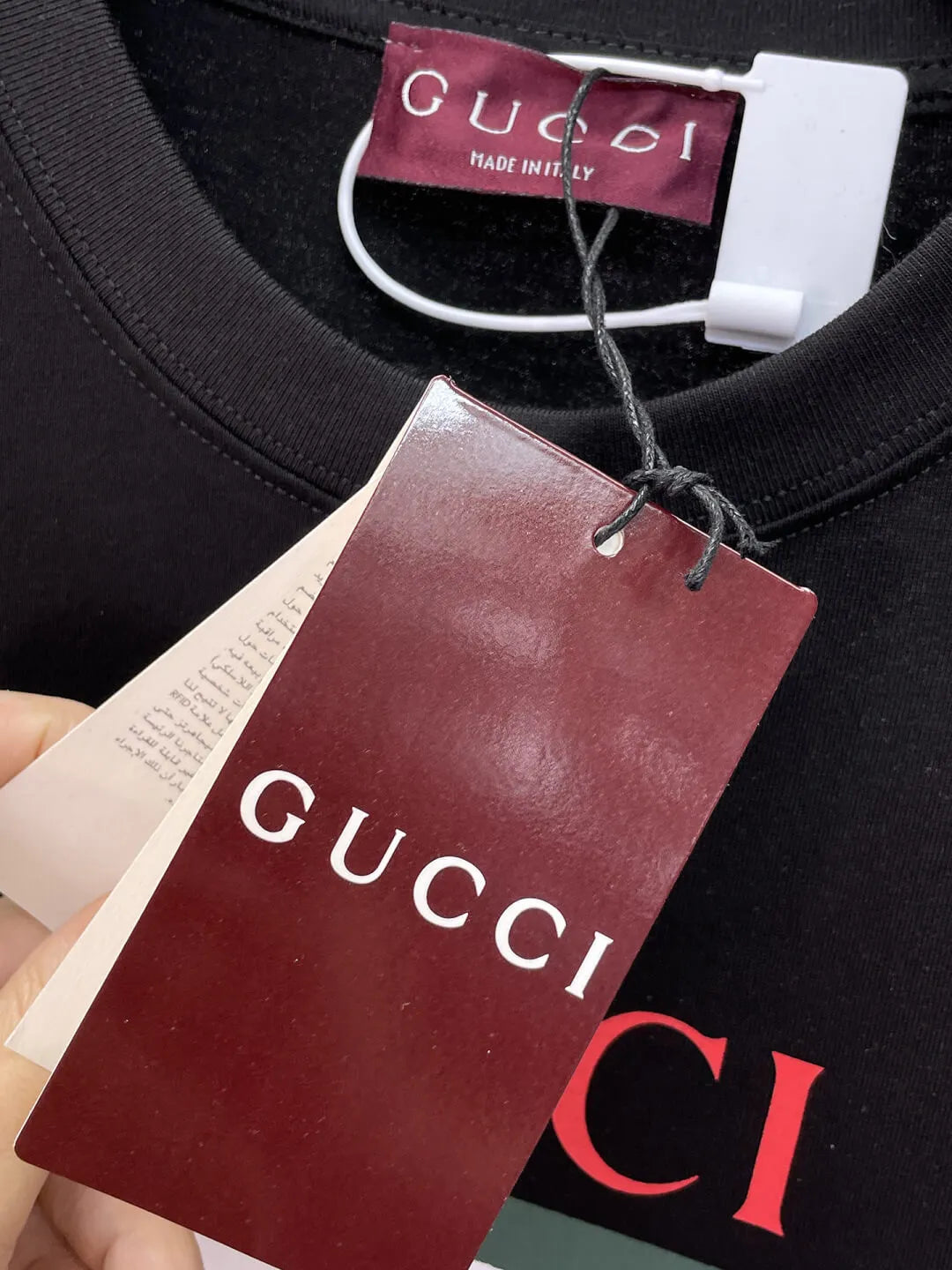Classic Web Stripe Crew Neck T‑Shirt