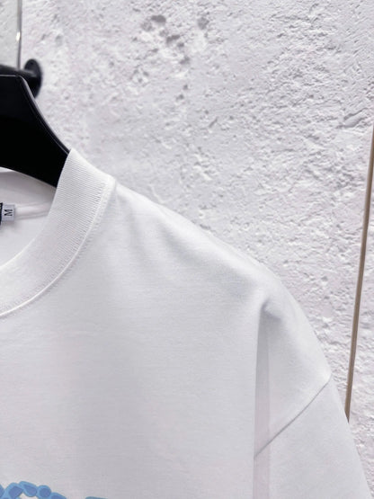 Art Letter Print Casual T-Shirt