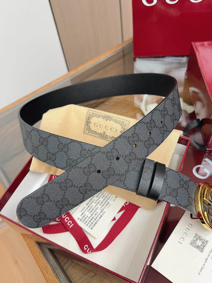 New All‑Over Print Double G Belt