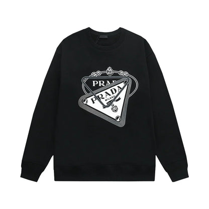 Overlapping Print Print Sweatshirt