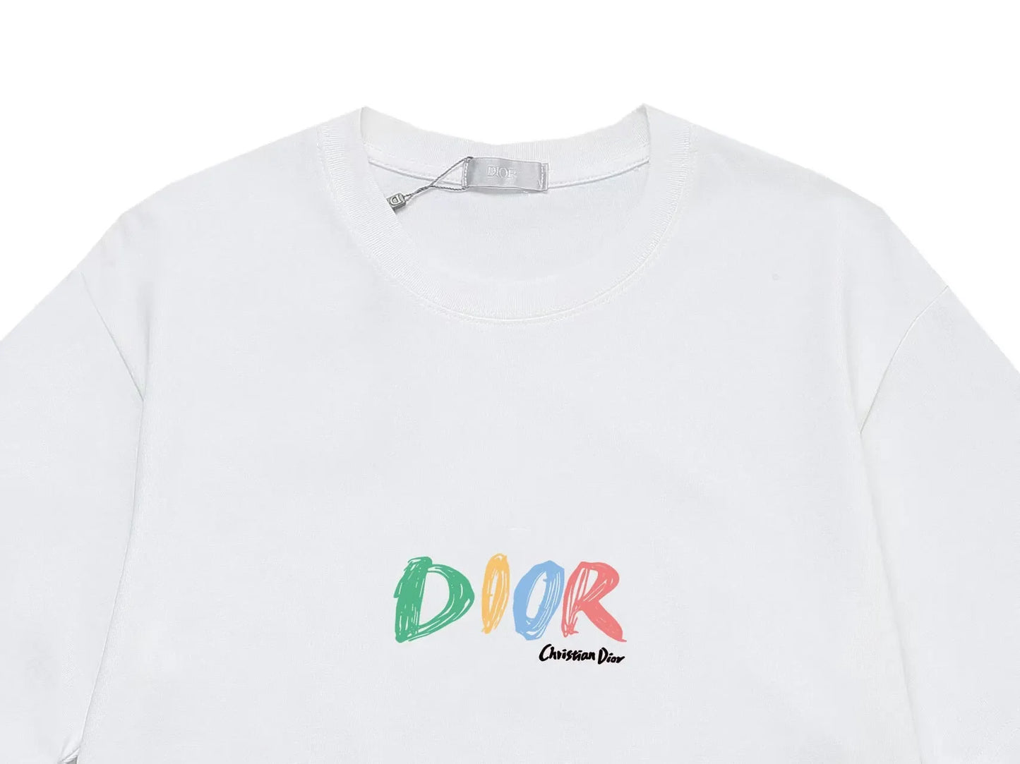 Colorful Graffiti Letter Print T-Shirt
