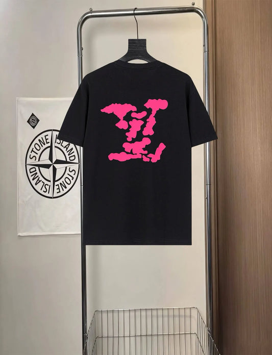 Cloud Letter Print T-Shirt