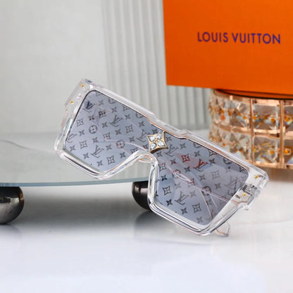 Fashion Rhinestone Decor Square Sunglasses