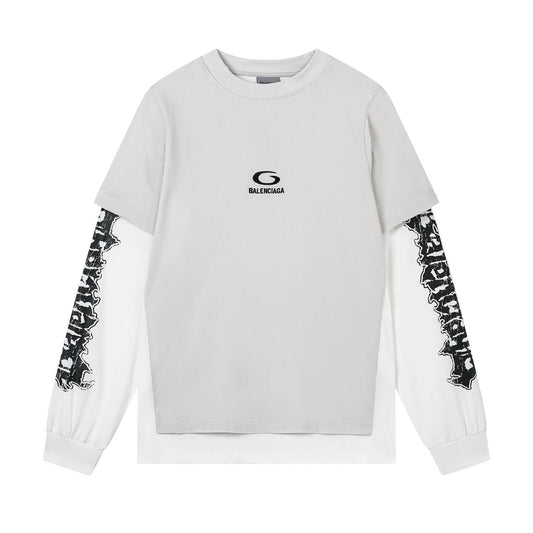 Mock Layer Design Sweatshirt
