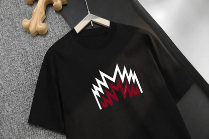 Zig‑zag M Logo Print T‑Shirt