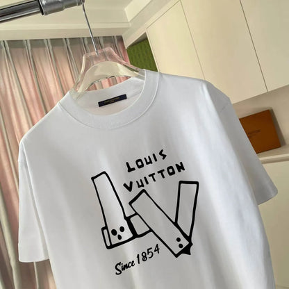 Letter Print Short Sleeve T‑Shirt
