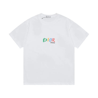 Colorful Graffiti Letter Print T-Shirt
