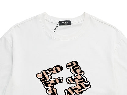 Creative Double F Print T-Shirt