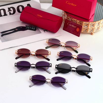 Multi-color Tinted Lens Fashion Sunglasses