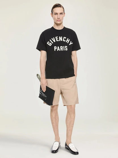 Paris Letter Print T‑Shirt