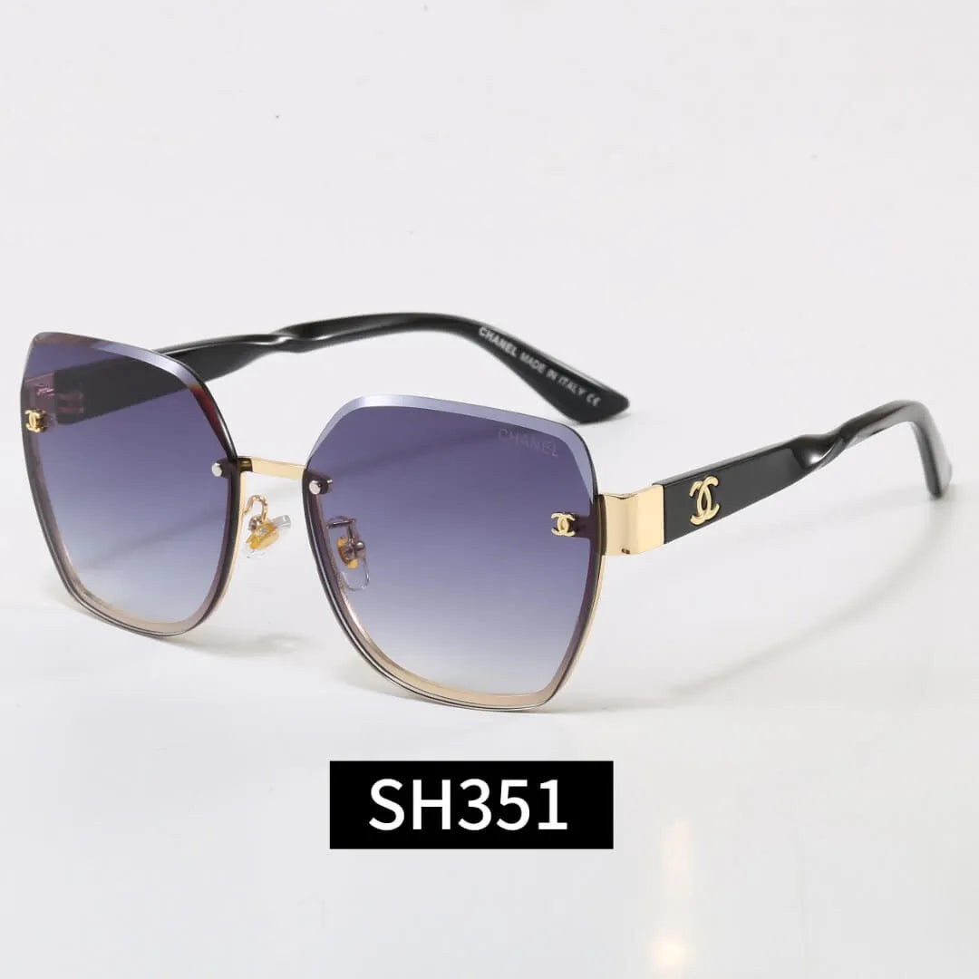 Square Rimless Sunglasses