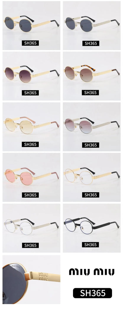 Vintage Thin Metal Round Sunglasses