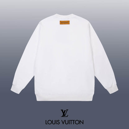 Classic Crew Neck Print Sweatshirt