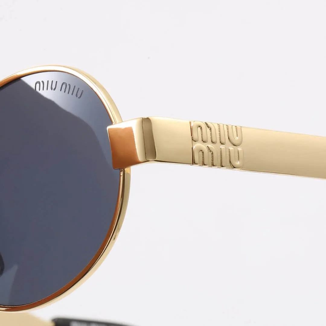 Vintage Thin Metal Round Sunglasses