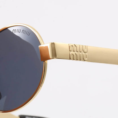 Vintage Thin Metal Round Sunglasses