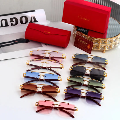 Chic Rimless Sunglasses