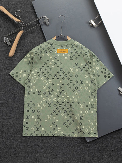 All-Over Letter Print T-Shirt