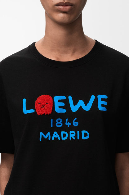 Blue Letter Print T‑Shirt