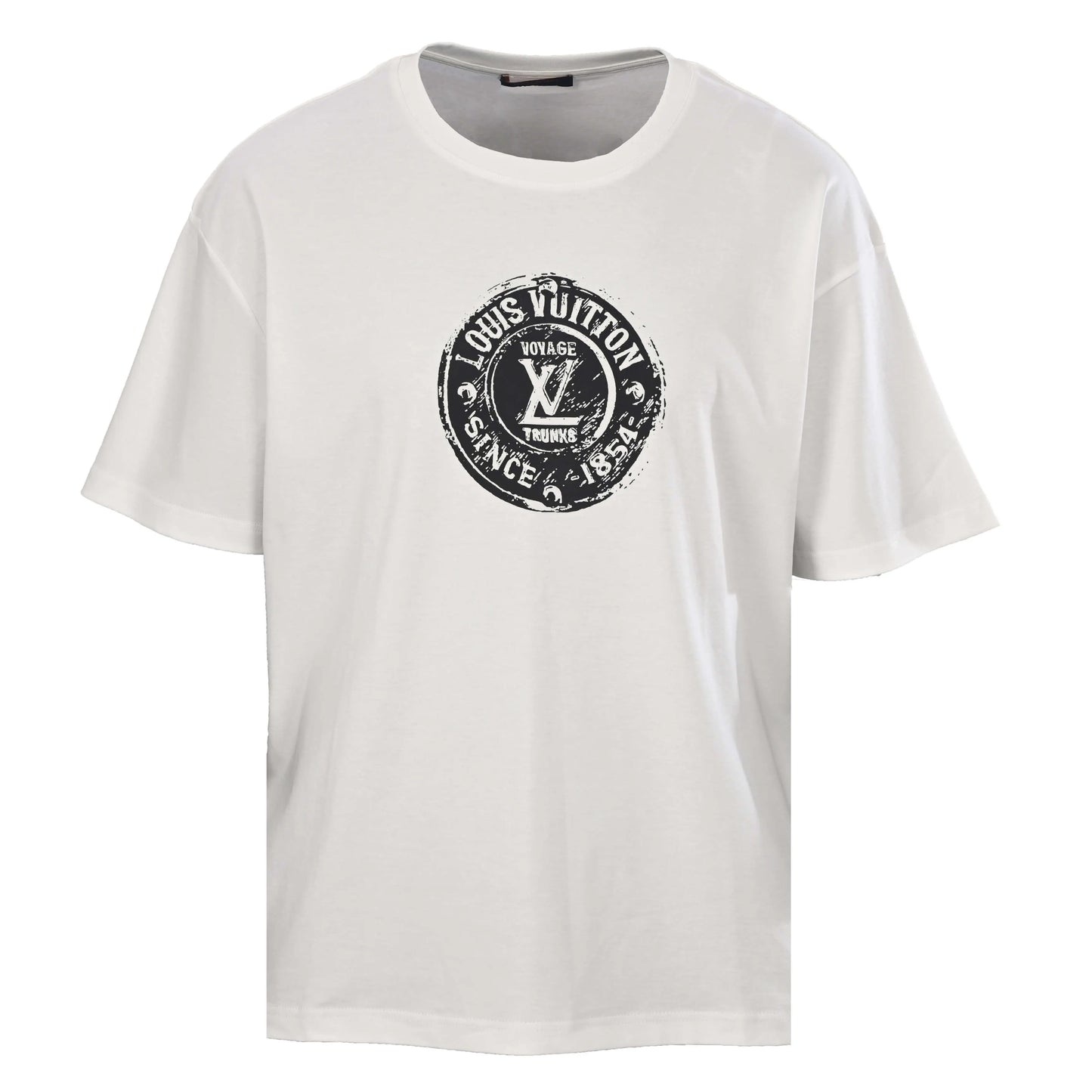 Vintage Circular Stamp Print T-Shirt