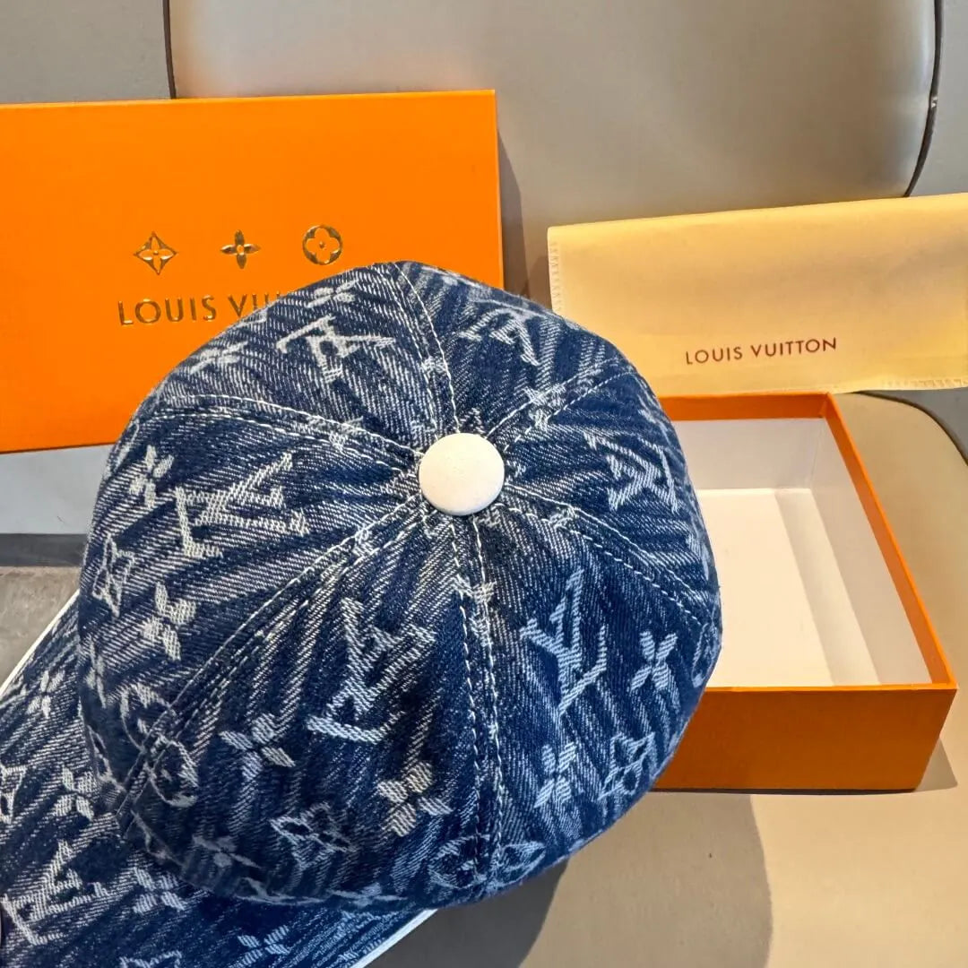 Denim Jacquard Hat