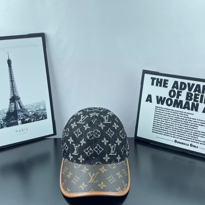 Denim Jacquard Two-Tone Baseball Cap