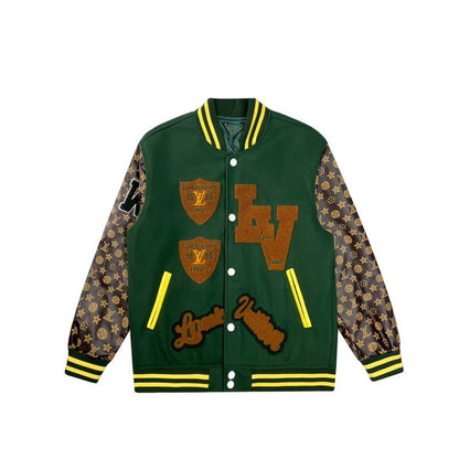Fighter Muay Thai Patchwork Varsity Jacket