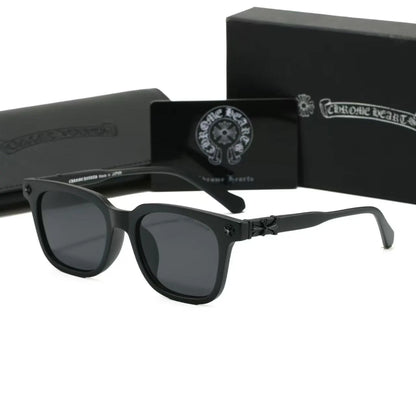 Cross Carved Wayfarer Sunglasses