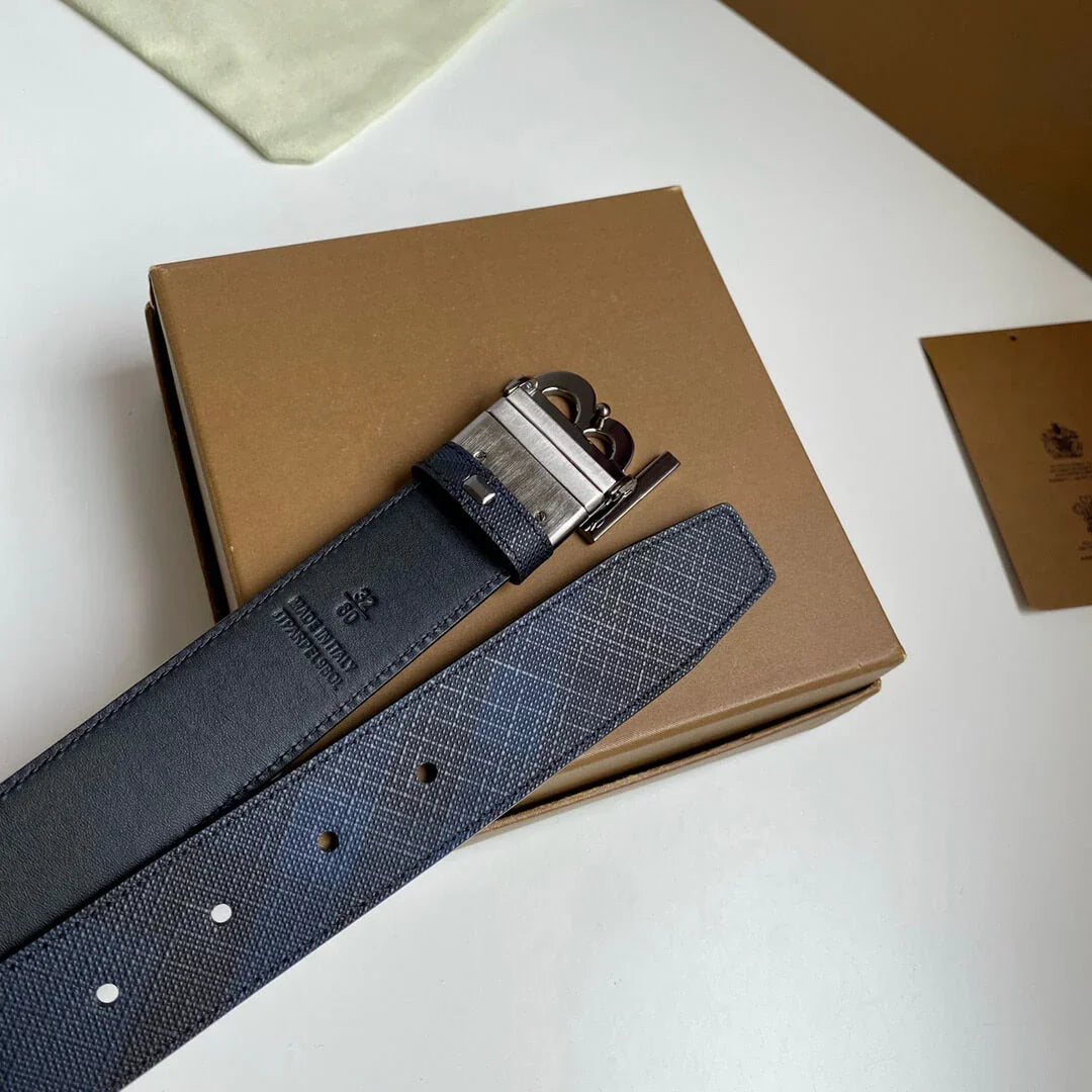 Classic And Minimalist Plaid Belt