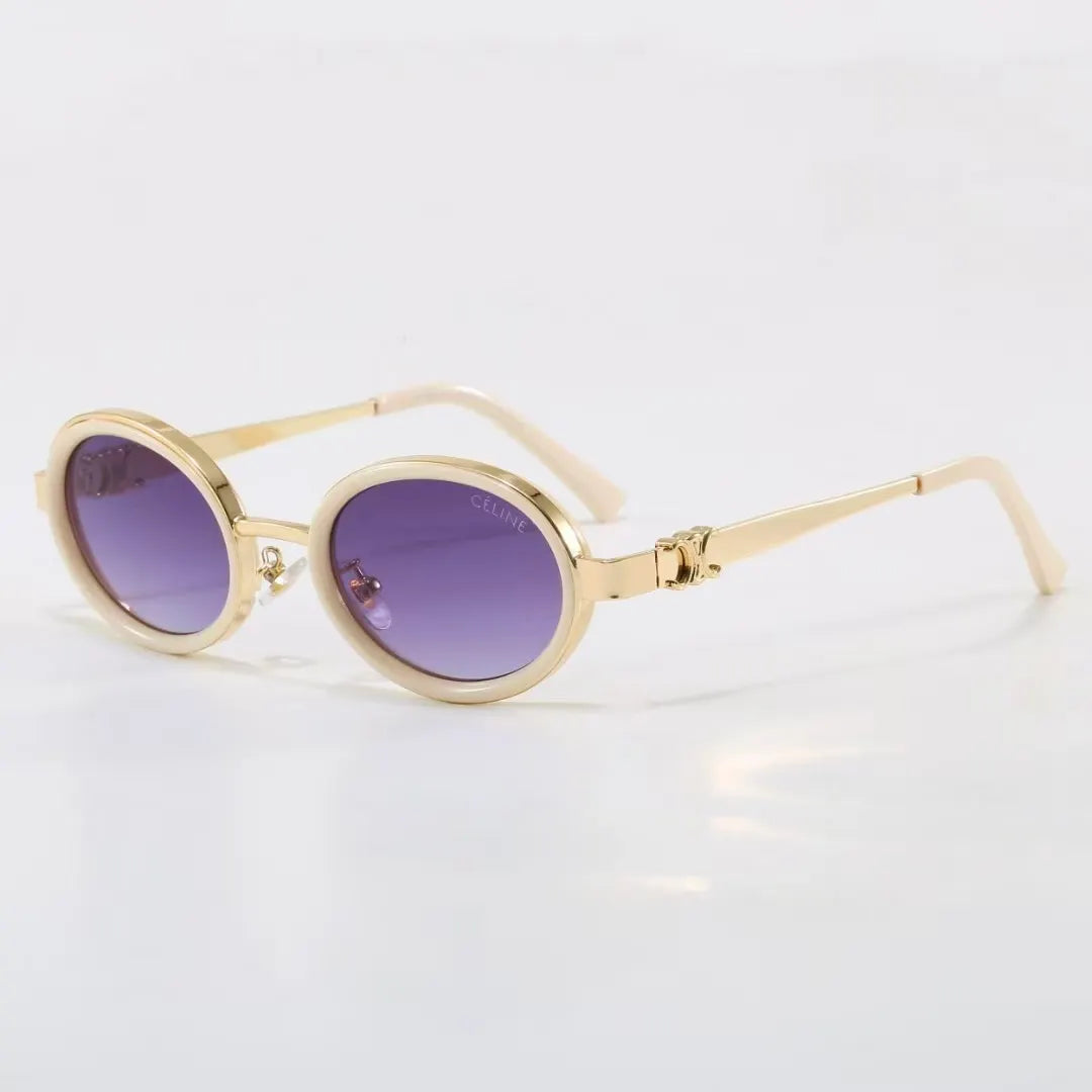 Metal Vintage Small Round Sunglasses